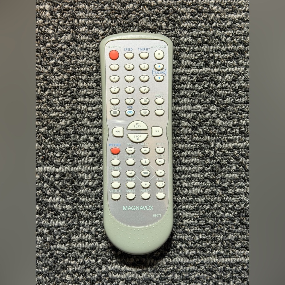 Magnavox NB672 DVD/VCR Remote Control Works